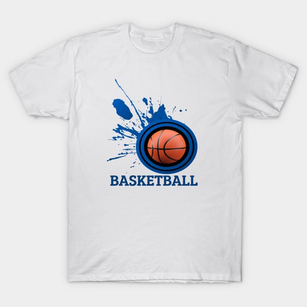 Basketball T-Shirt by tjagatic